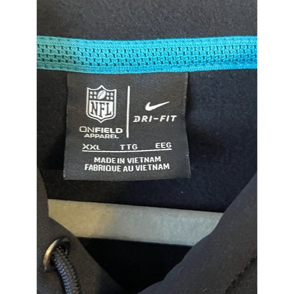 Men's 2XL NWOT Jacksonville Jaguars Nike Sideline Team Logo Performance Hoodie - Picture 5 of 9